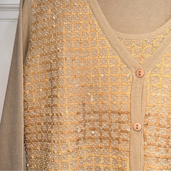 Vintage Lifelike Lindarico Cardigan Made in Italy Women’s Size 10 - Picture 3 of 9